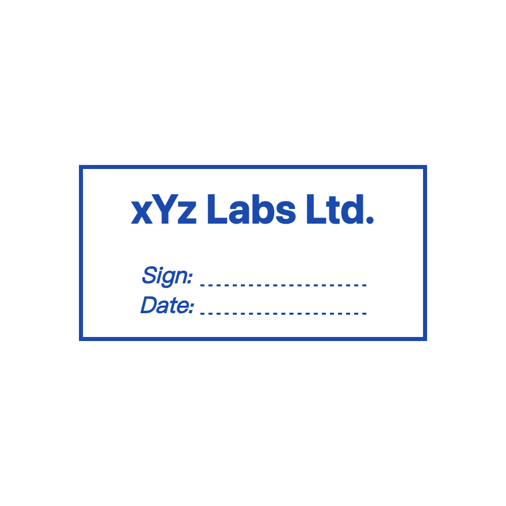 Notary Stamps Template 1 for the online stamp maker
