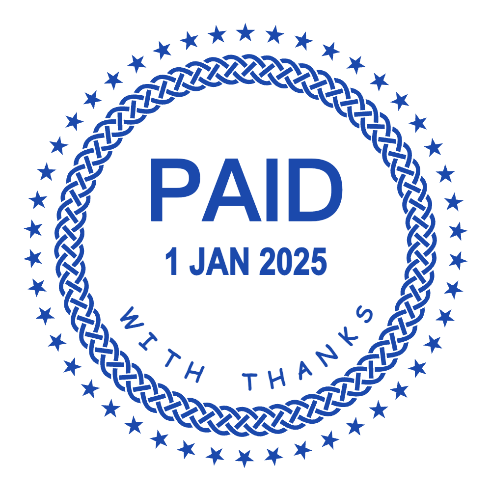 Date Stamp Template 1 for the online stamp maker
