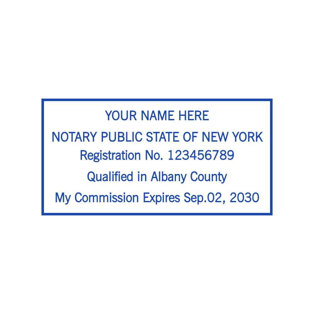 Notary Stamps Template 3 for the online stamp maker