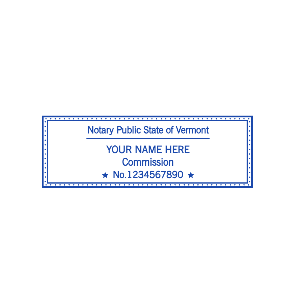 Notary Stamps Template 6 for the online stamp maker
