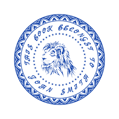 Library Seal Template 2 for the online stamp maker