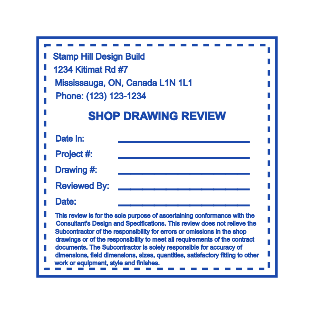Corporate Stamps Template 5 for the online stamp maker