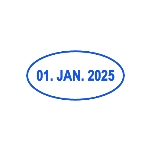 Date Stamp Template 3 for the online stamp maker