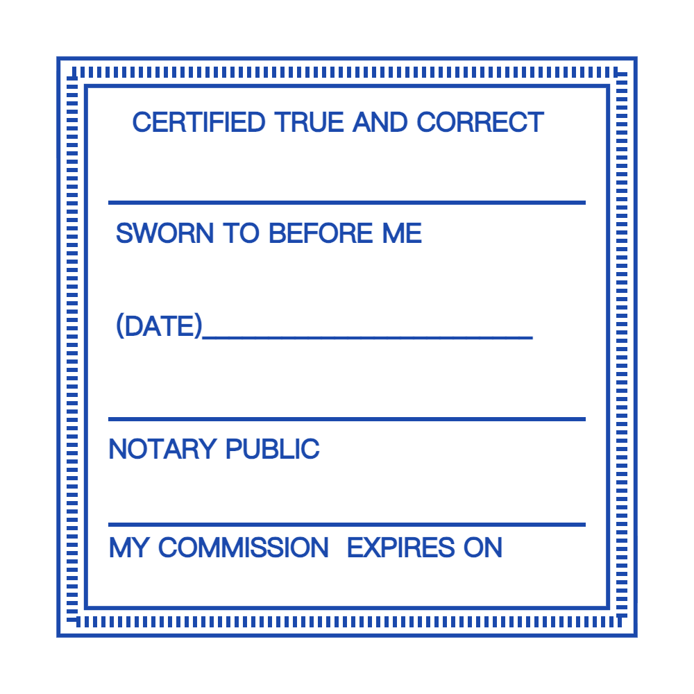 Square Seal Template 2 for the online stamp maker