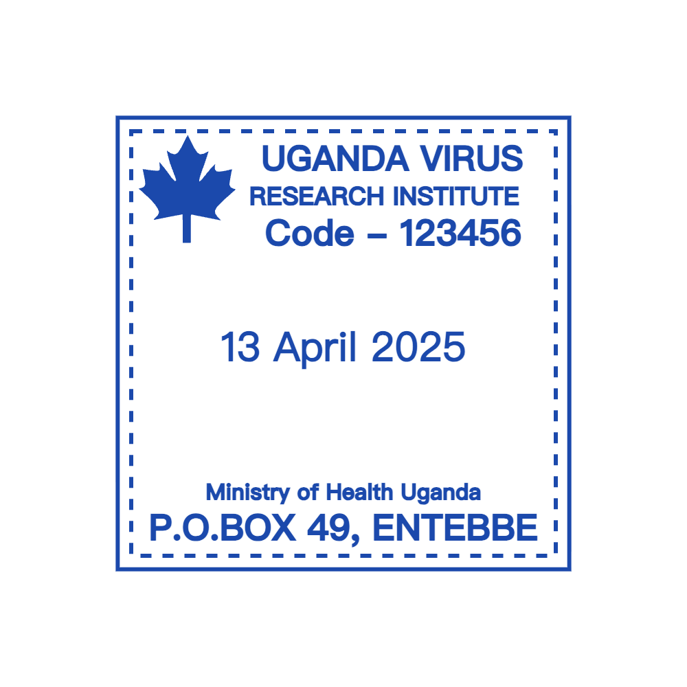 Square Seal Template 4 for the online stamp maker
