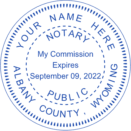 Notary Stamps Template 8 for the online stamp maker