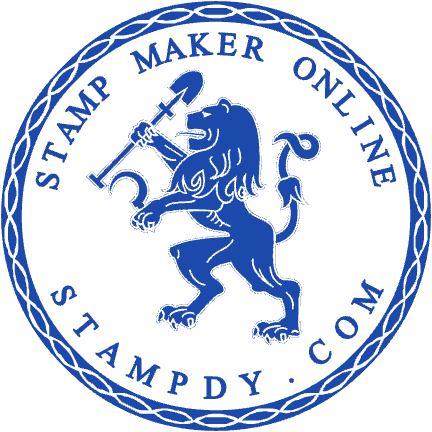 India Seals Template 26 for the online stamp maker