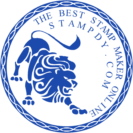 India Seals Template 27 for the online stamp maker