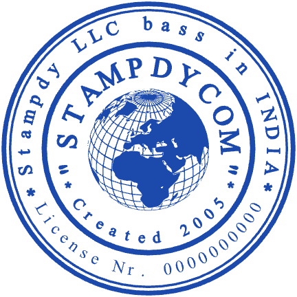 India Seals Template 41 for the online stamp maker