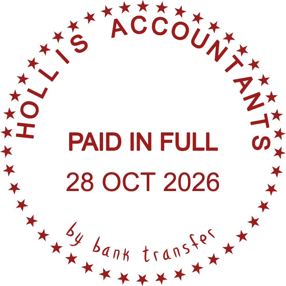 PAID IN FULL stamp: Accounting Firm Stamp Maker
